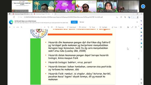 Keamanan Pangan TM 1 смотреть онлайн