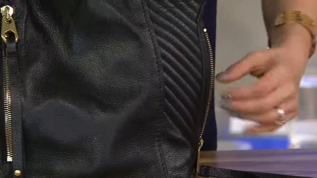 orYANY Italian Grain Leather Hobo with Quilting - Luciana on QVC смотреть онлайн