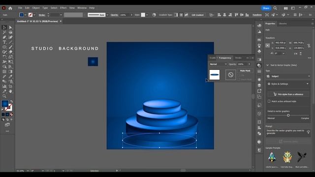 Create a Stunning 3D Podium in Adobe Illustrator - Step-by-Step Tutorial! смотреть онлайн