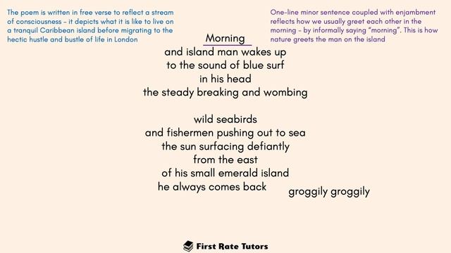 'Island Man' by Grace Nichols Analysis | Edexcel Belonging Poetry Anthology - English GCSE Revision смотреть онлайн