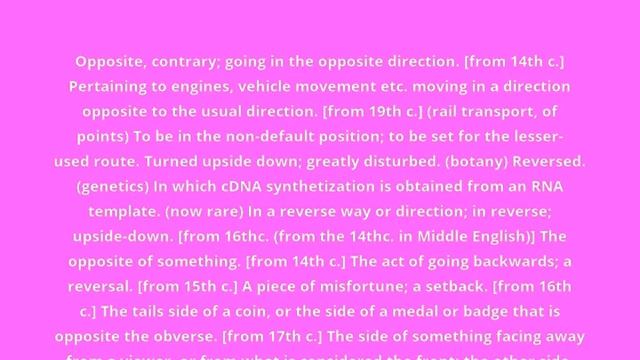 what is the meaning of reverse смотреть онлайн