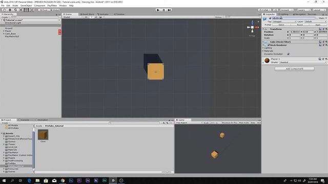 How to make dancing line in Unity using Playmaker_part_1 смотреть онлайн