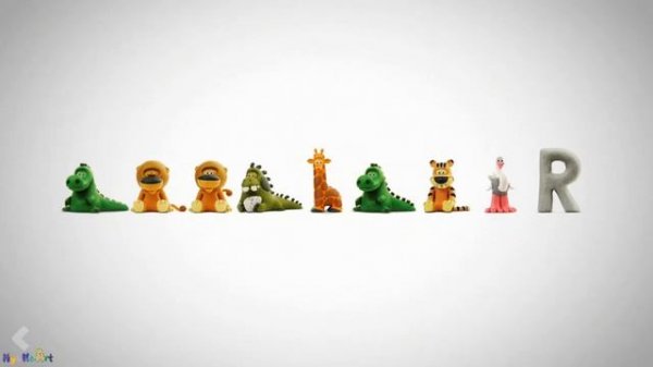 Talking ABC English - Funny Word Puzzle Game with Animals Song - A is Alligator