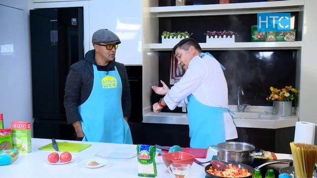 Певец Нурлан Мамбетов / Готовим ризотто с курицей и овощами / Алтын-шеф / НТС