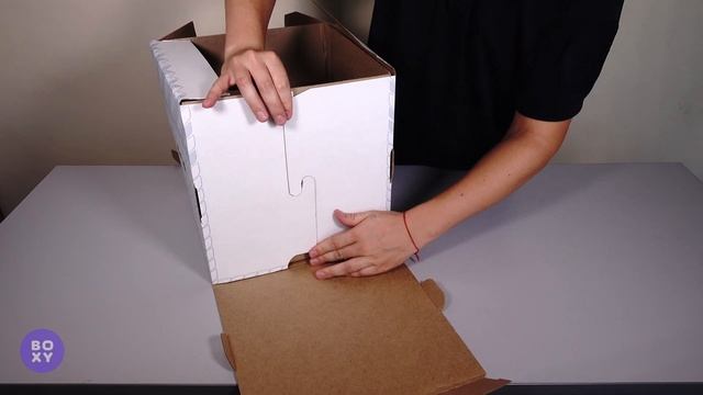 [Видео инструкция] Стеллажный ящик из картона Майт смотреть онлайн