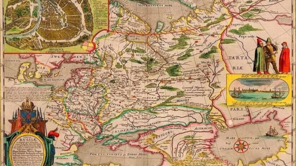 Первый печатный вариант карты Руси смотреть онлайн