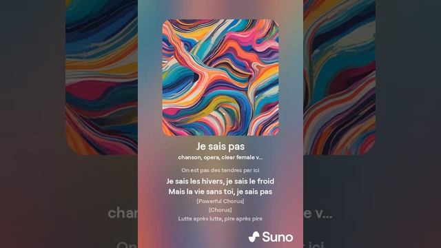 Je sais pas - [Mucis AI] (instrumental) смотреть онлайн