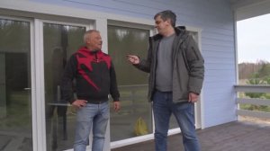 Каркасный дом с верандой