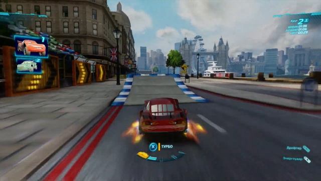 Тачки 2 (Xbox 360) - Интересные гонки - Букингемский спринт - Дракон Молния смотреть онлайн