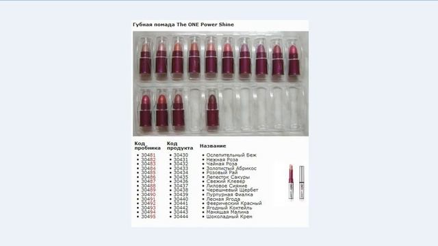 ОРИФЛЕЙМ ПРОБНИКИ ПРОДУКЦИИ ORIFLAME НАБОР ПРОБНИКОВ