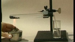 Качественное обнаружение углерода и водорода в органическом веществе