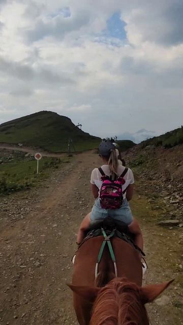 Катания на лошадях. Роза Хутор смотреть онлайн