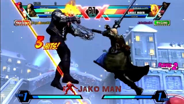 Jako Man VS Bigolebeas88 FT10 Set (UMVC3 Online Matches Ep.204) смотреть онлайн