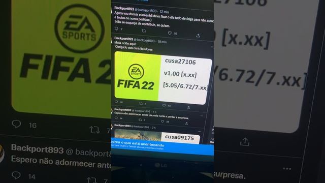 Fifa 22 Backport 5.05 /6.72/.7.xx  Para Ps4 Desbloqueado
