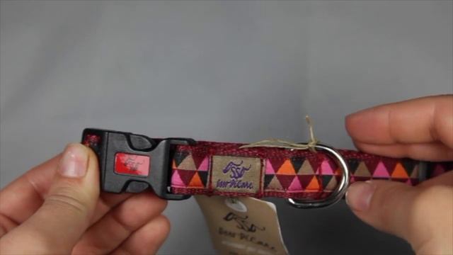 Ошейник Triangle red/brown 20 мм смотреть онлайн
