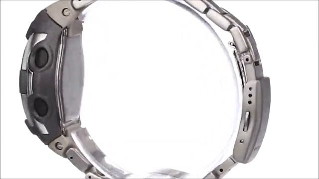 Casio Men's MTGM900DA G-Shock Stainless Steel Tough Solar Atomic Digital Watch смотреть онлайн
