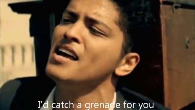 bruno mars grenade lyrics. смотреть онлайн