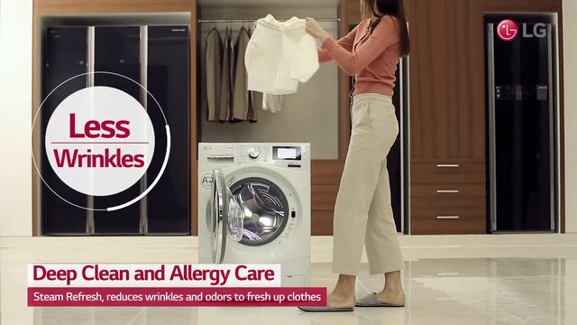 2017 LG Front Load Washing Machine – Deep Clean and Allergy Care смотреть онлайн