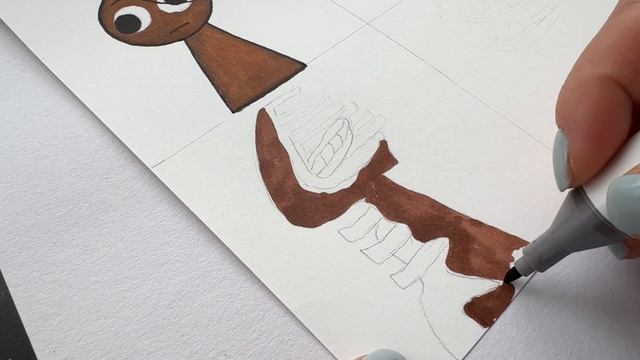 Рисуем Спрунки / карандашом/ фазы 1-6 / Sprunki смотреть онлайн