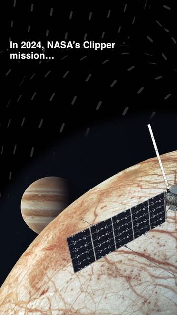 Jupiter’s moon has a global ocean 👀 #spacefacts #ourgalaxy #jupiter #europa смотреть онлайн