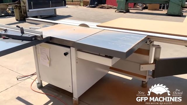 Robland Z380 Panel Saw Cutting MASSIVE Board | GFP Machines смотреть онлайн
