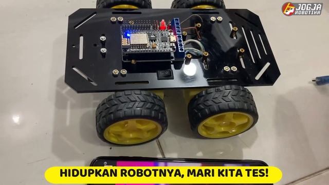 Buat Mobil Remote Control Pakai Nodemcu LUA V2 (ESP8266), Program Pakai HP! смотреть онлайн