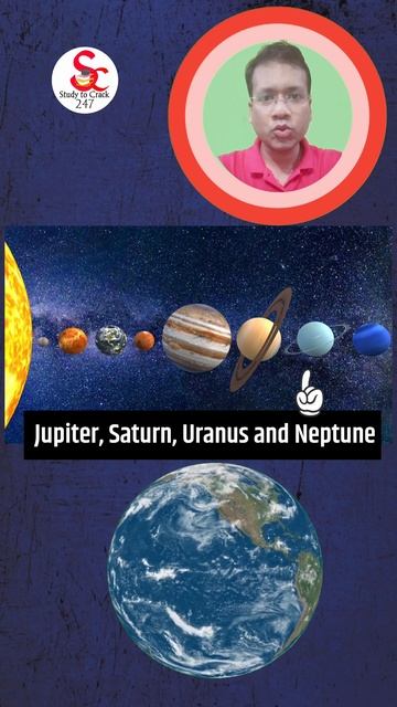 The Earth in the solar system #theearthe #solarsystem #shorts @StudytoCrack247 смотреть онлайн