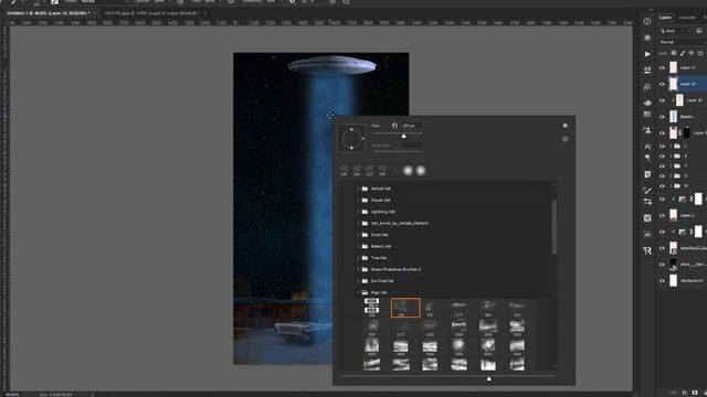 Ufo Abduction - Photoshop Photo Manipulation Tutorial смотреть онлайн