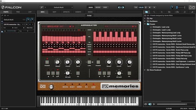 UVI PX Memories : Flutty ARP Pad (Xavier RIOU Soundbank) смотреть онлайн