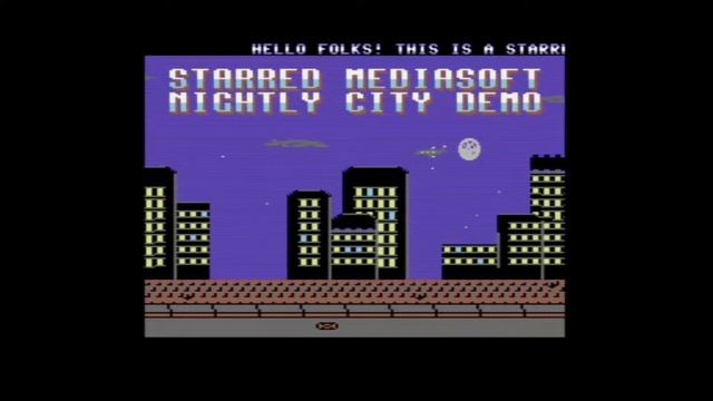 C64 - Nightly City Demo (with assembly source) смотреть онлайн