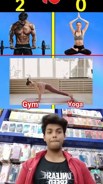 gym vs yoga 🤯🥵 #fact #amazingfacts #funnyfacts #factsdaily #factvideo смотреть онлайн