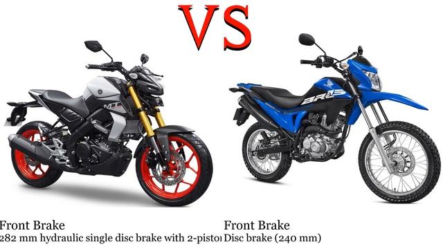 Yamaha MT 15 155 vs Honda NXR 160 Bros Test specification comparison смотреть онлайн