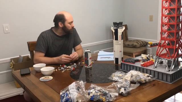 Build A Lego Saturn V Rocket And Launch Tower