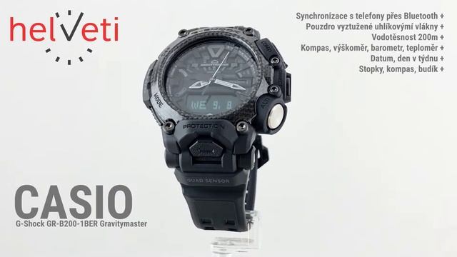 Casio G-Shock GR-B200-1BER Gravitymaster смотреть онлайн