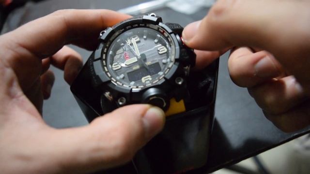 Como CONFIGURAR La Hora En Un G SHOCK MUDMASTER GWG-1000, Gwg1000-1a9