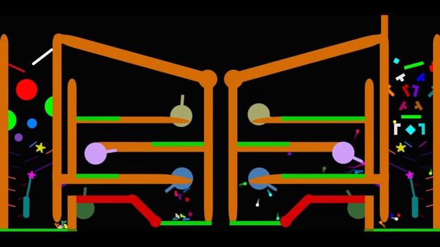 Marble race mini 6 | Marbles vs Tetris смотреть онлайн