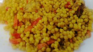 Готовим необычный ужин. Птитим с овощами и мясом