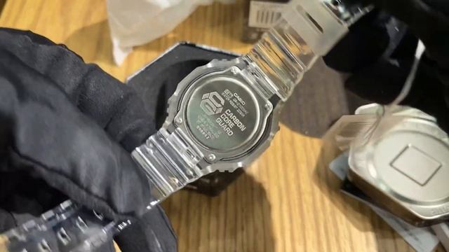 G-Shock GA-2100SKE-7ADR unboxing смотреть онлайн