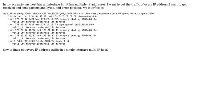 DevOps & SysAdmins: How to Linux get every IP address traffic on a single interface multi IP host? смотреть онлайн