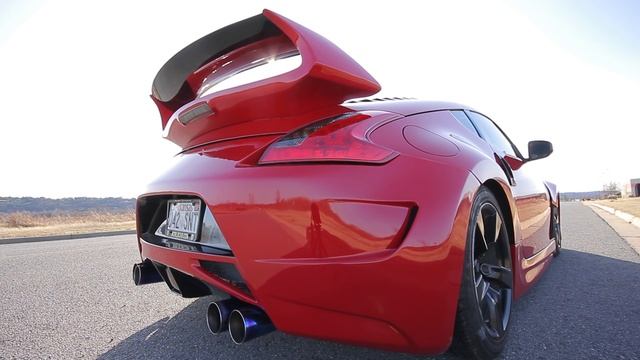370z Amuse Exhaust - Custom Quad Muffler / Quad Tip смотреть онлайн