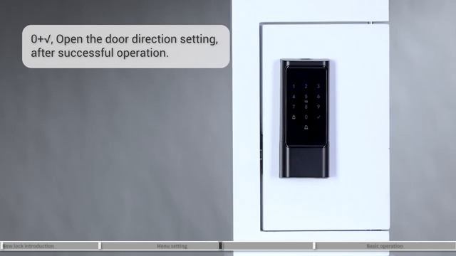 Operator's Manual Video For Security Smart Lock H2