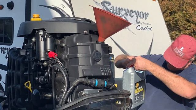 Mercury 150 Four Stroke oil, oil filter, and lower unit oil change смотреть онлайн