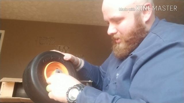 Unboxing the new scag 36 airless wheels and tires. смотреть онлайн