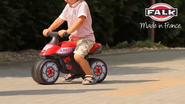MOTO X RACER (RED), Foot to floor race bike, Age class from 1 to 3 years old. Made in France смотреть онлайн