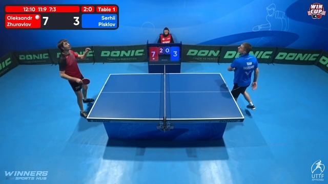 23:00 Oleksandr Zhuravlov 3-0 Serhii Pisklov West 5 WIN CUP 31.12.2022 | TABLE TENNIS WINCUP смотреть онлайн