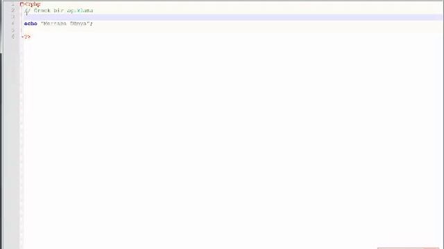 PHP'de Açıklama Satırları смотреть онлайн