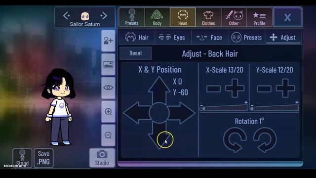 Sailor Saturn tutorial on Gacha Club смотреть онлайн