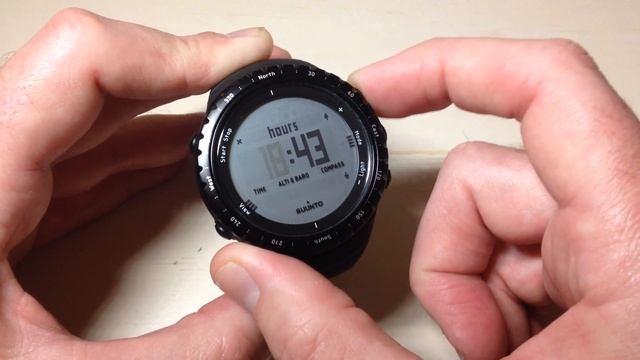 Suunto Core (Classic Black): Setting Time And Date