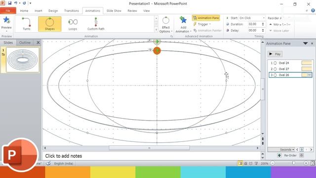 How to make a solar system animation in power point | Solar system power point presentation смотреть онлайн