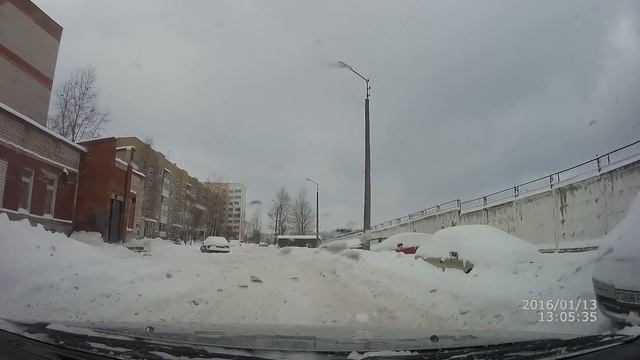 Cold Daniella In Belarus! Test DVR Gmini SHD8045 After Cyclone Daniella. January 2016 Vitebsk.